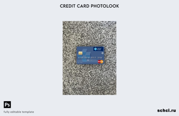 цифровая загрузка Liberia Global Bank Либерия, шаблон Mastercard Photolook спере